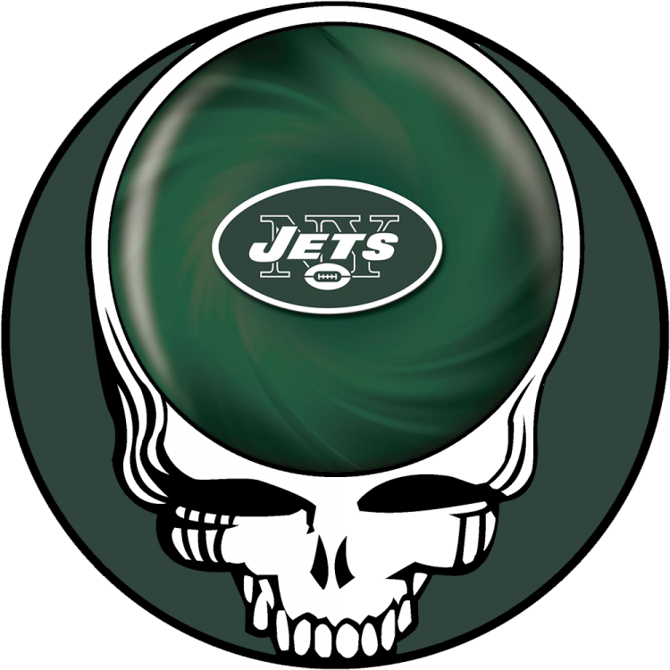 New York Jets skull logo DIY iron on transfer (heat transfer)